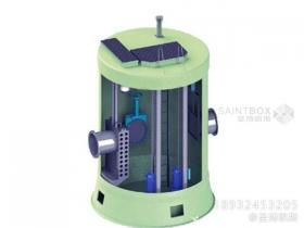 玻璃鋼智能型一體化預制泵站，污水提升泵站廠家，污水提升一體化水箱